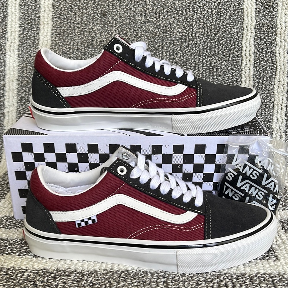 Vans Skate Old Skool Asphalt/Pomegranate WMNS